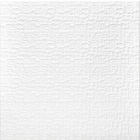 Потолочная плитка экструдированная полистирол белая Decoflair 0804L 50x50 см 2 м²