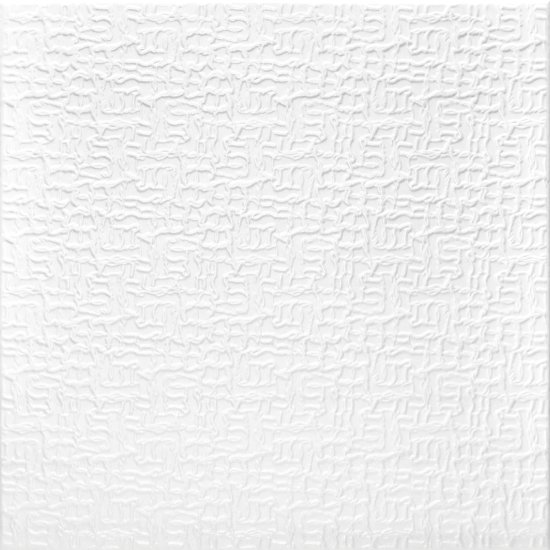 Потолочная плитка экструдированная полистирол белая Decoflair 0804L 50x50 см 2 м²