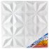 Потолочная плитка экструдированная полистирол белая Decoflair 0819L 50x50 см 2 м²