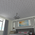 Потолочная плитка экструдированная полистирол белая Decoflair 0819L 50x50 см 2 м²