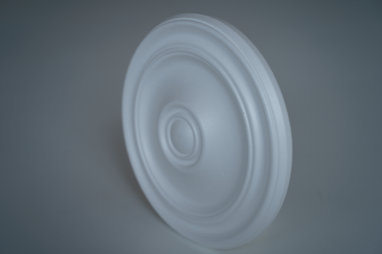 Декоративная потолочная розетка полистирол белая Decoflair D309-285 28.5 см