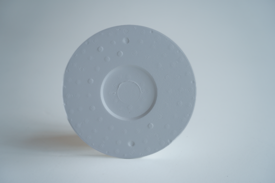 Декоративная потолочная розетка полистирол белая Decoflair D309-285 28.5 см