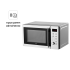 Микроволновая печь Ore MWS21 21 л 48.4x33.6x28 см кнопочное управление цвет серый