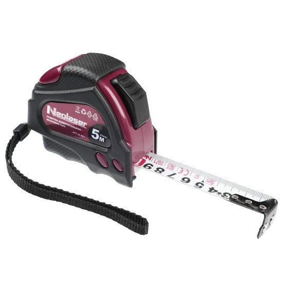 Рулетка Neolaser NL0011 с автостопом 5 м x 25 мм