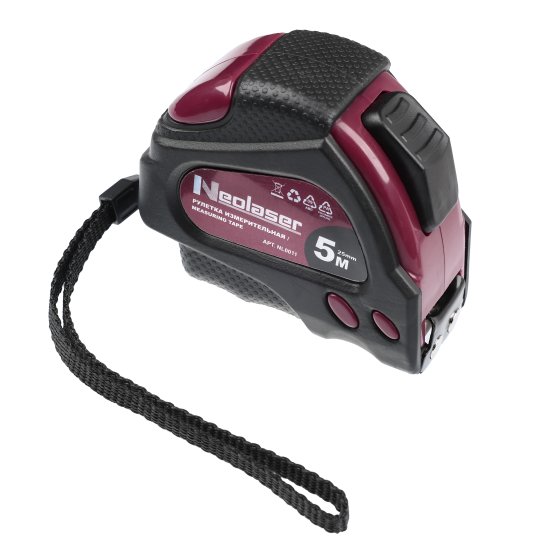 Рулетка Neolaser NL0011 с автостопом 5 м x 25 мм