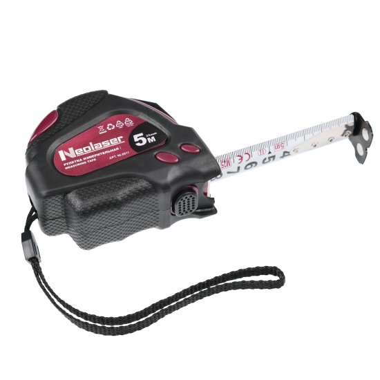 Рулетка Neolaser NL0011 с автостопом 5 м x 25 мм