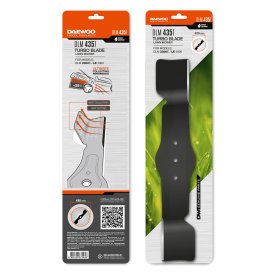 Нож для газонокосилки Daewoo DLM 435T сталь 530 мм