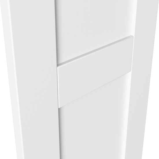 Дверь глухая для шкафа Буккер левая 29.7x193.8x1.6 см ДСП цвет белый