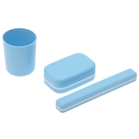 Набор аксессуаров дорожный Полимербыт 3 предмета пластик