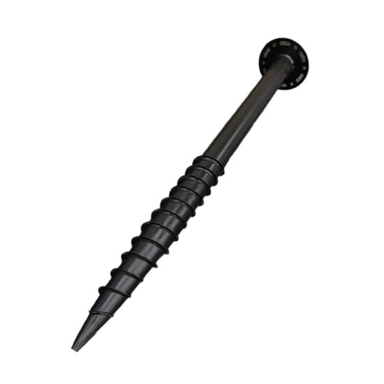 Свая винтовая многовитковая с приваренным фланцем SVF d76х1500 мм