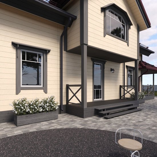 Сайдинг фиброцементный Fibra Plank 3000х200 мм светлая слоновая кость