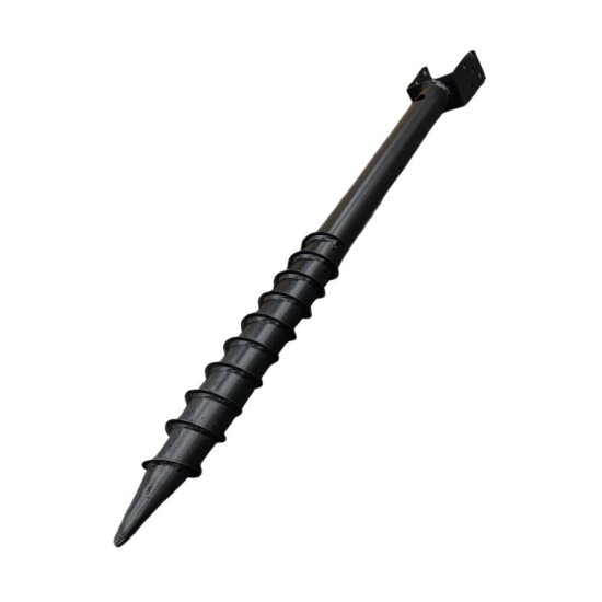 Свая винтовая многовитковая с приваренным фланцем SVU d76х1300 мм