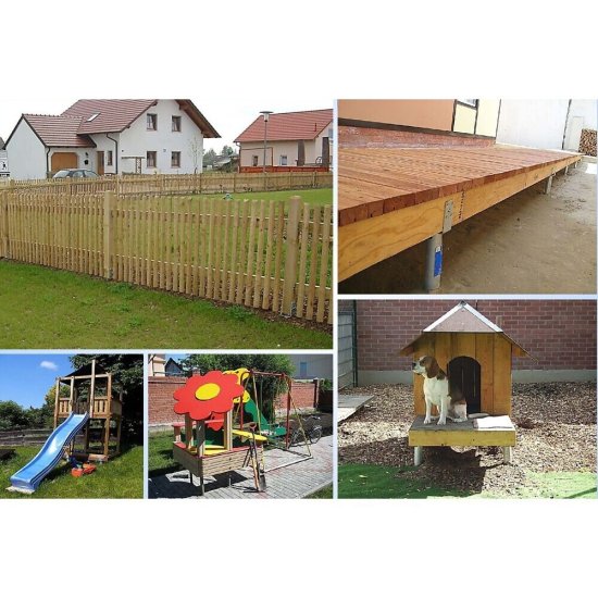 Свая винтовая многовитковая с приваренным фланцем SVU d76х1300 мм