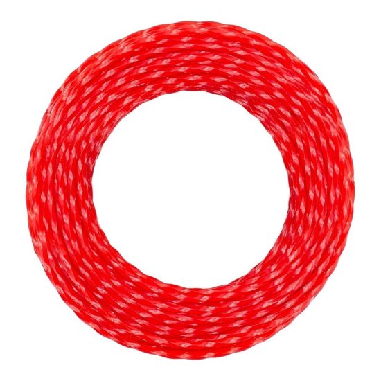 Леска для триммера МТХ витой квадрат 2 мм х 15 м красная (96866)
