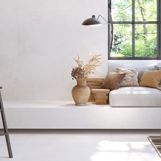 Керамогранит Kerranova Fabrika белый 1200х600х10 мм (2 шт.=1,44 кв.м)