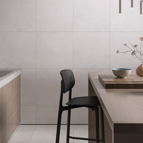 Керамогранит Kerranova Fabrika белый 600х600х9 мм (5 шт.=1,8 кв.м)