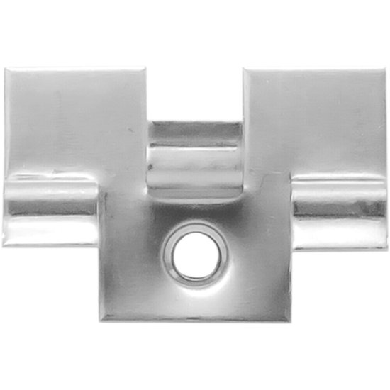 Клипса рядная монтажная Осфикс для бесшовного монтажа доски ДПК с саморезом нержавеющая сталь (35 шт.)