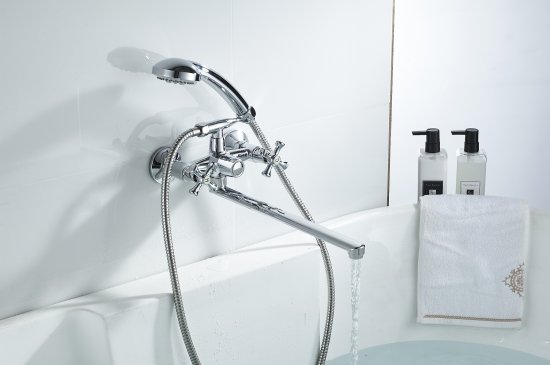 Смеситель для ванны Osgard Norito вентильный с лейкой и шлангом цвет хром