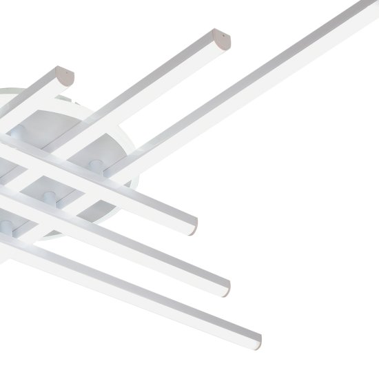 Люстра потолочная Глэдис SF8521/7C-WT-DL с пультом управления 20 м² регулируемый белый свет цвет белый