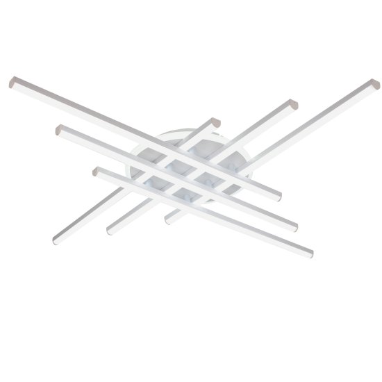 Люстра потолочная Глэдис SF8521/7C-WT-DL с пультом управления 20 м² регулируемый белый свет цвет белый