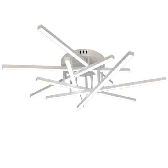 Люстра потолочная Фелис SF8522/7C-WT с пультом управления 20 м² регулируемый белый свет цвет белый