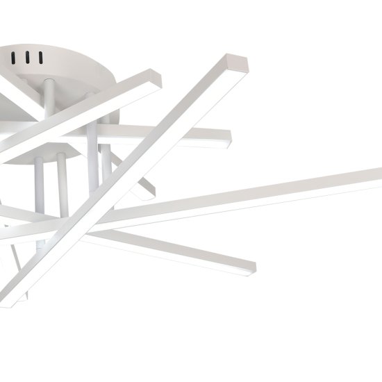 Люстра потолочная Фелис SF8522/7C-WT с пультом управления 20 м² регулируемый белый свет цвет белый