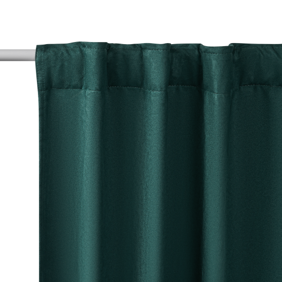 Штора на ленте KREAFORTA Manchester 200x280 см цвет изумрудный