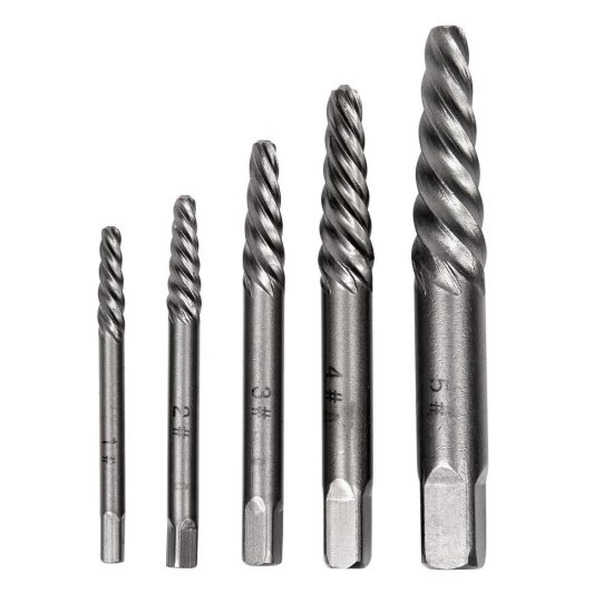 Набор экстракторов для шурупов Kranz (KR-12-6701) (5 шт.)