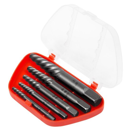 Набор экстракторов для шурупов Kranz (KR-12-6701) (5 шт.)