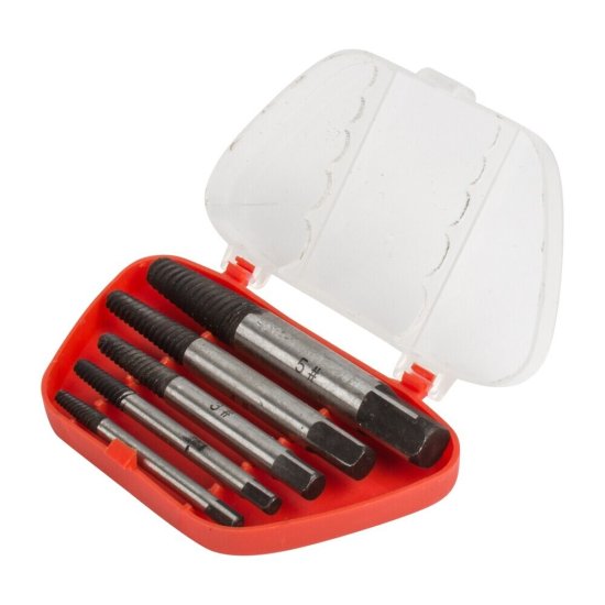 Набор экстракторов для шурупов Kranz (KR-12-6702) (5 шт.)