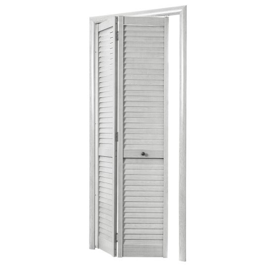 Дверь жалюзийная 803x2005 мм ясень серый