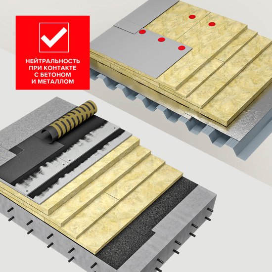 Утеплитель Технониколь Техноруф В Экстра 50х600х1200 мм 2,88 кв.м