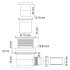 Сифон для душевого поддона WasserKraft 1 1/2х40 мм (D454)