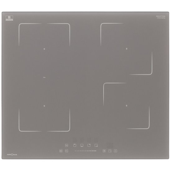 Варочная панель индукционная Krona Mysterium Max Ih 60 GR 4 конфорки графит