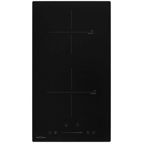 Варочная панель индукционная Krona Argon 30 BL 2BTS 2 конфорки черная