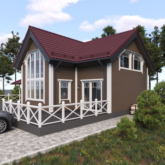 Сайдинг фиброцементный Fibra Plank 3000х200 мм терракотовый