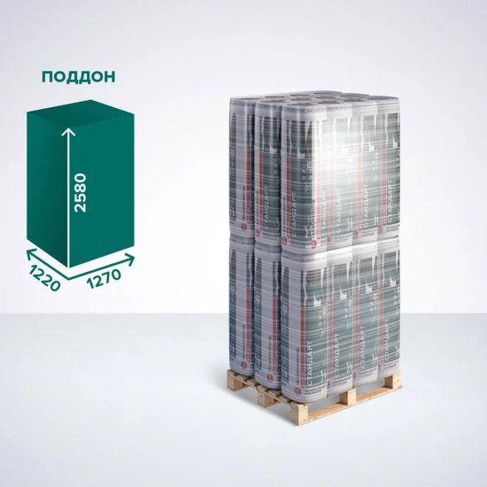 Утеплитель Технониколь Стандарт 50х1220х6150 мм 15,01 кв.м (2 мата в упаковке)