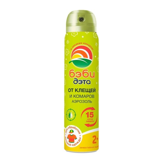 Детский аэрозоль от клещей и комаров БЭБИ ДЭТА 66731708