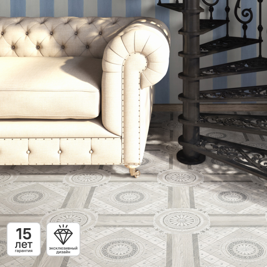 Линолеум полукоммерческий KREAFORTA «Терек» 32 класс 2.5 м