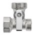 Кран шаровой латунный MasterProf Compact 1/2 ВР(г) х 3/4 НР(ш) х 1/2 НР(ш) к бытовой технике хром мини трехходовой (ИС.081210)