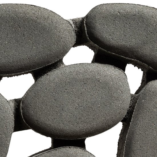 Решетка газонная бетонная BRAER Грин Галет серая 500х500х80 мм