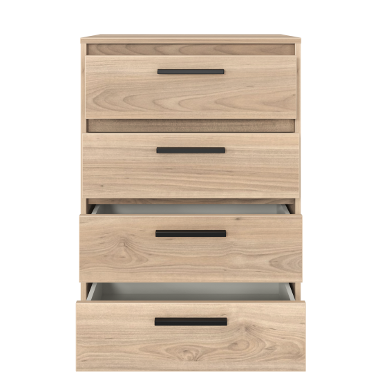 Комод Лион 4 ящика 60х84х41,7 см ЛДСП цвет дуб комано