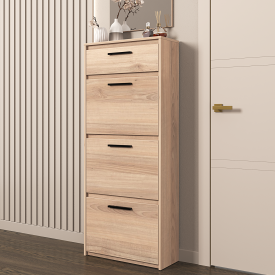 Шкаф для обуви Лион 60х143.5х24 см 3 ящика ЛДСП цвет дуб комано