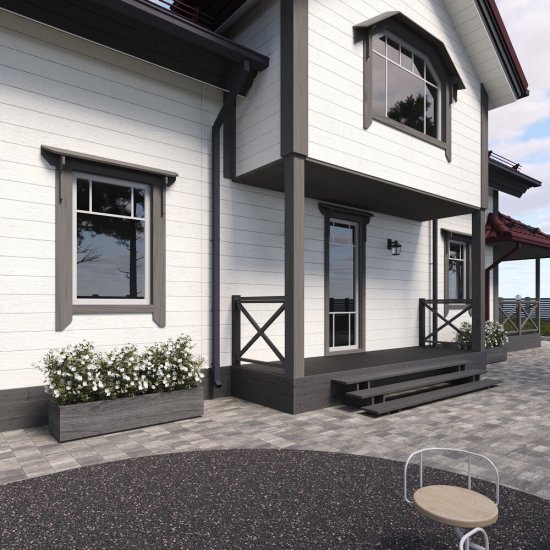 Сайдинг фиброцементный Fibra Plank 3000х200 мм белый классический