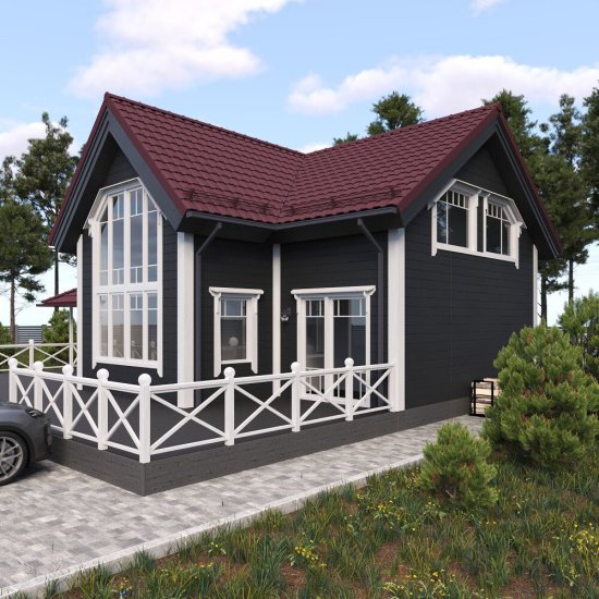 Сайдинг фиброцементный Fibra Plank 3000х200 мм графитовый черный