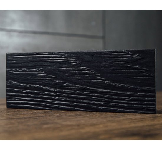 Сайдинг фиброцементный Fibra Plank 3000х200 мм графитовый черный