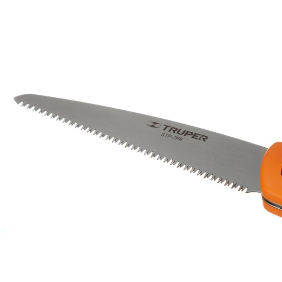 Пила садовая Truper (100197) складная обрезиненная рукоятка лезвие 180 мм 3D зуб