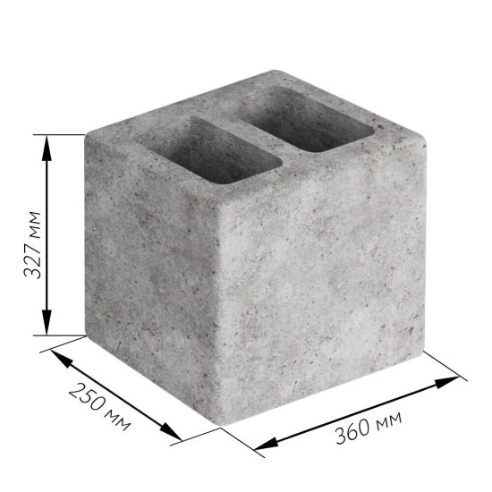 Блок вентиляционный двухходовой Vent 25-36-2X 360х327х250 мм