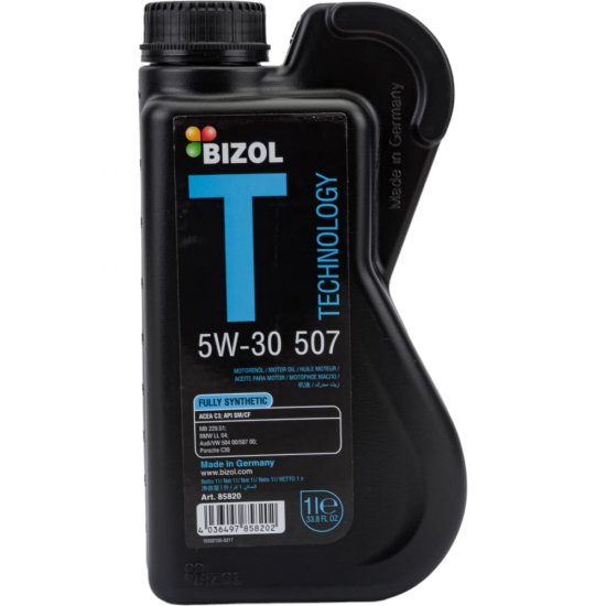 НС-синтетическое моторное масло Bizol Technology 5W-30 507 SM C3