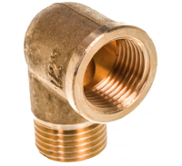 Уголок латунный 1/2 в/р - н/р